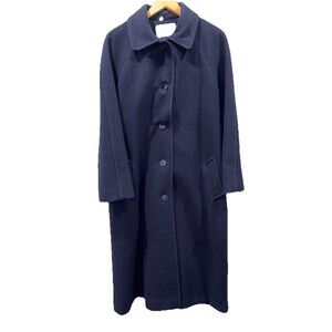 Vintage Midnight Blue Trench Coat